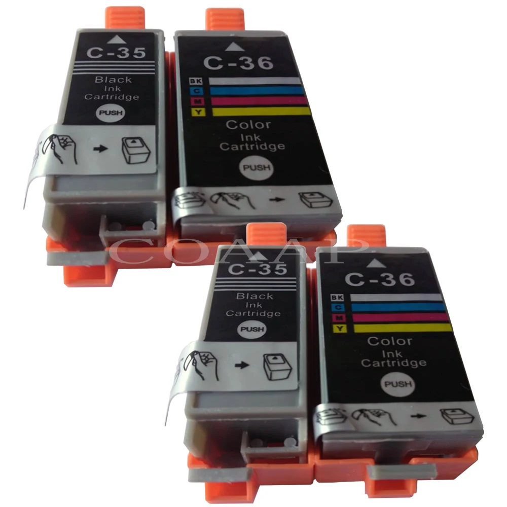 

High Quality Compatible Ink Cartridge for PGI 35 CLI 36 pgi35 cli36 PIXMA iP100 iP100B inkjet cartridge Free Shipping for PGI-35