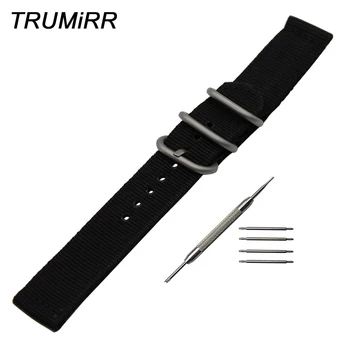 

18mm 20mm 22mm Nylon Watchband Zulu Strap for Timex Men Women Watch Band Fabric Belt Canvas Wrist Bracelet Black Blue Brown Grey