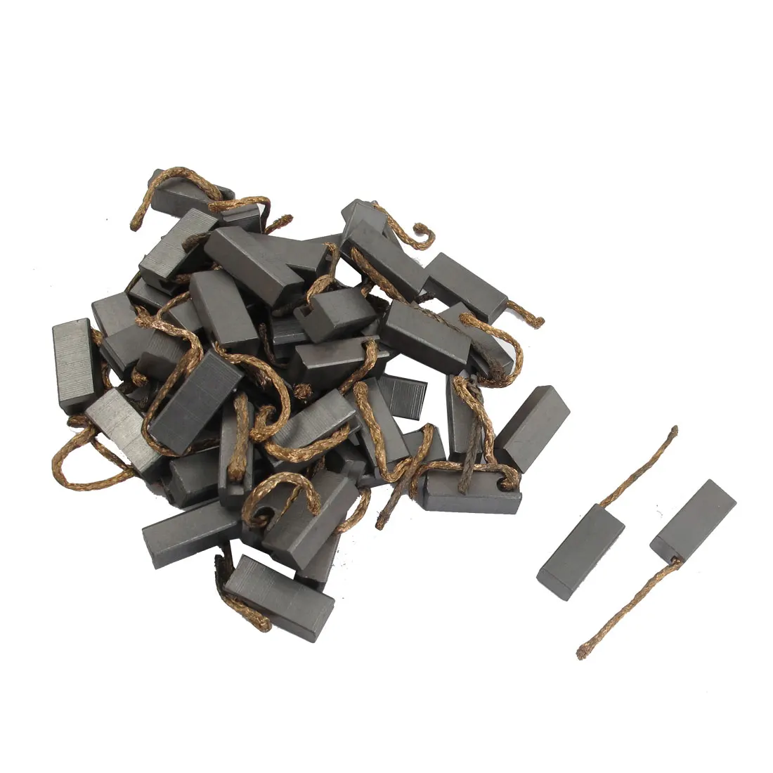 

50 Pcs Replacement 6 X 7.5 X 18.6Mm Motor Graphite Carbon Brush