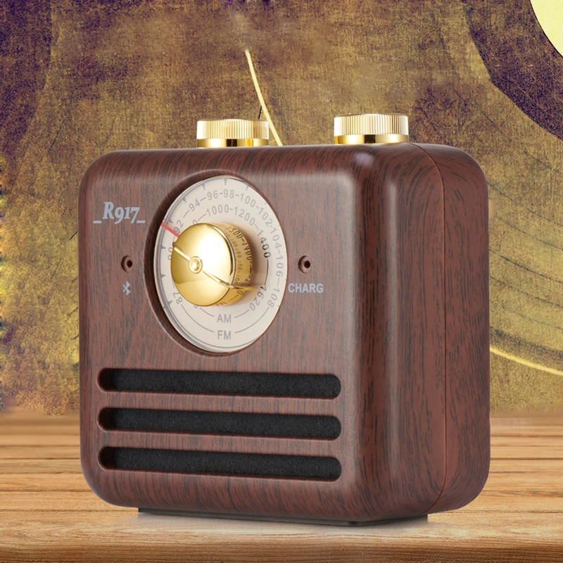 

Best Retro Rechargeable Nostalgic Portable Radio Am Fm Radio Speaker for office/home/outdoor receiver