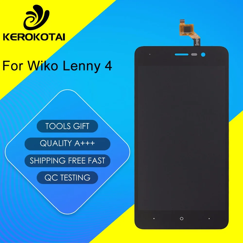 

FOR Wiko Lenny 4 100% Tested Good Quality LCD Display Touch Screen Digitizer Full Assembly Wiko Lenny 4 LCD Assembly