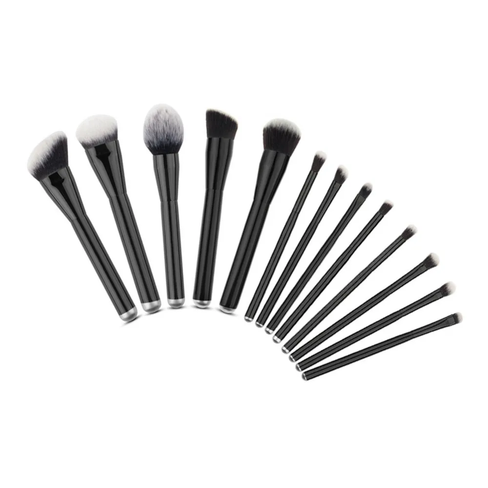 

13PCS/set Powder Foundation Makeup Brushes Set Pro Eye Shadow Eye Brow Brushing Brushes Angled Brush Cosmetic Makeup Tools