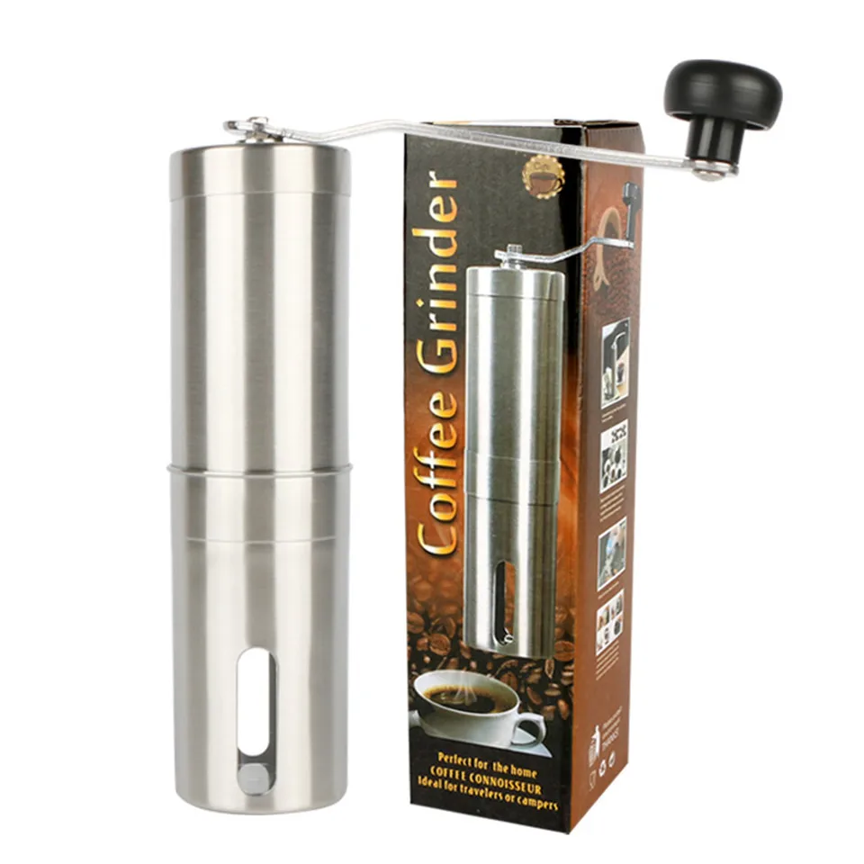 Portable Manual Coffee Grinder Hand Crusher Pepper Grinding Bean