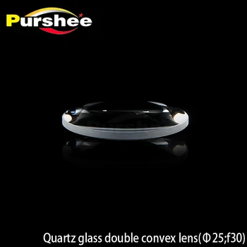 

Quartz glass double convex lens(D25;f30)