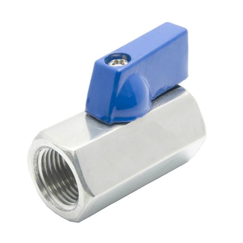 

Stainless Steel 304 Mini Ball Valve - 1/4" 3/8" 1/2" 3/4" Female BSP