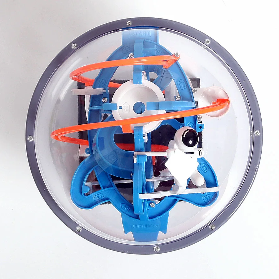3D космическая Миссия лабиринт Глобус шар головоломка игрушка, интерактивный головоломка волшебный интеллект шар с 80 сложных IQ игрушки с балансом - Цвет: Styles A