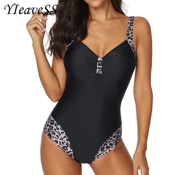 

2019 One Piece Swimsuit Plus Size Swimwear Women Push Up Bathing Suit Vintage Monokini Bodysuit Beach Wear High Cut Swim Suit
