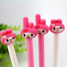 12 штук в упаковке прекрасный кролик гелевые ручки канцелярские мультфильм творческие рекламные подарки 0.38 мм черный синие чернила