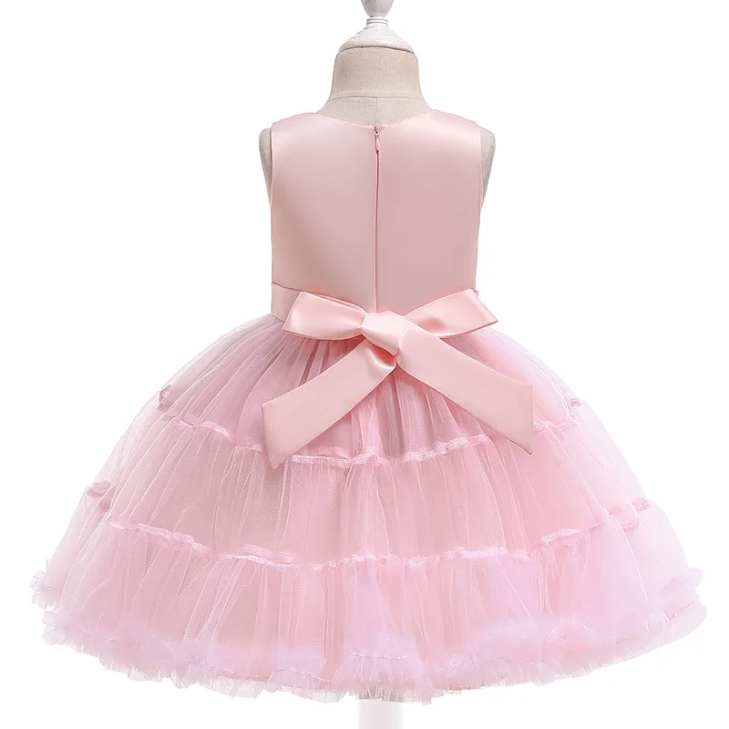 New Arrivals Girls Unicorn Dress Children Rainbow Princess Birthday Party Christmas Carnival Dress Kids Wedding Dresses Costume (3)