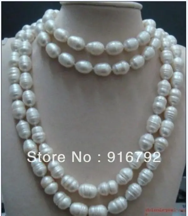 

free P&P >>>>>50INCH 11-13mm NATURAL SOUTH SEA WHITE PEARLNECKLACE 14KG