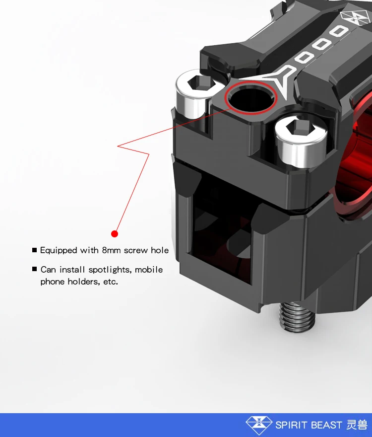 Spirit Beast руль мотоцикла регулируемый код давления мото Модификация аксессуары для 22 мм/28 мм руль