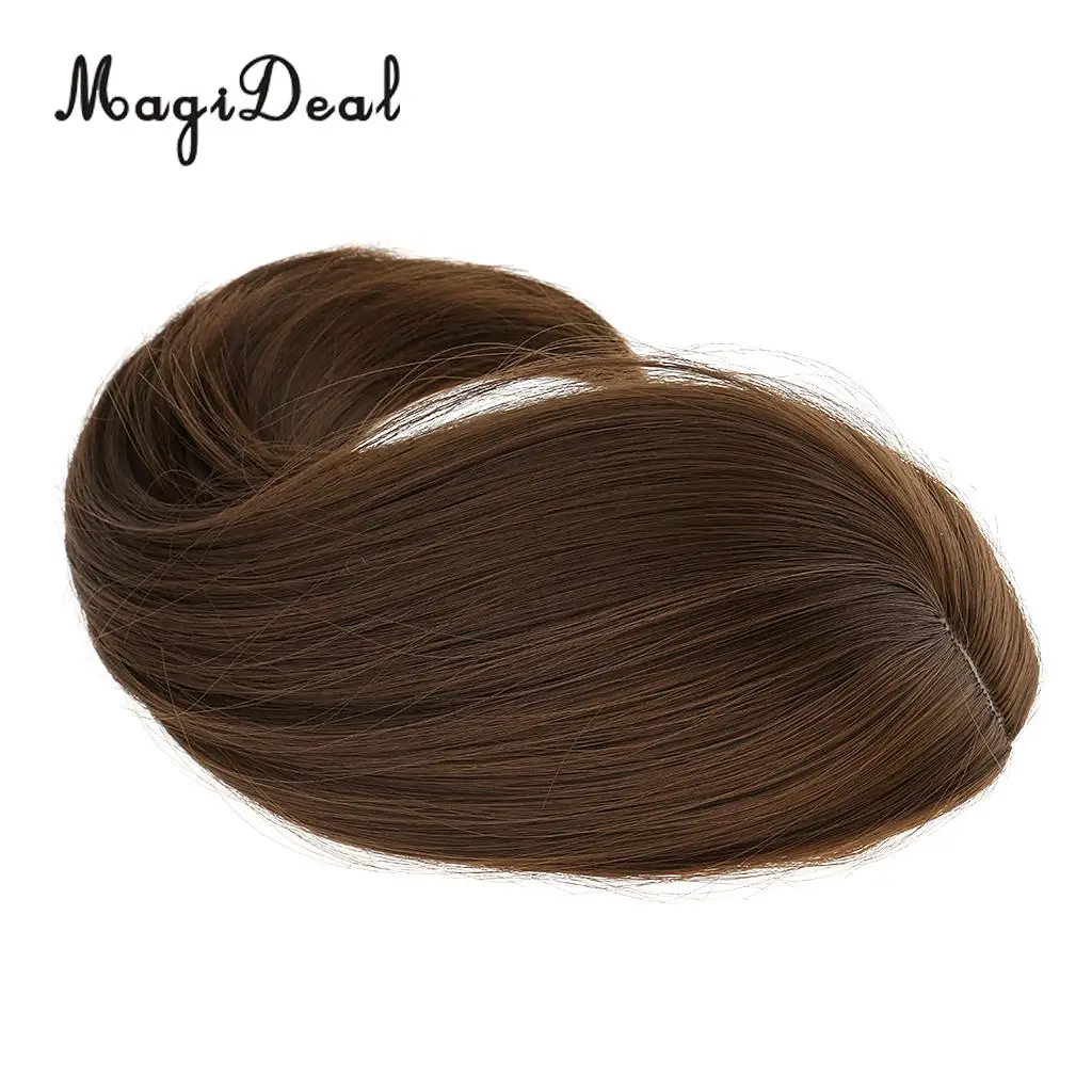 MagiDeal Fashion 28cm High-Temperature Wire Hair Doll Wig for Hair Salon 18 Inch   Dolls DIY Making Accessories Gift