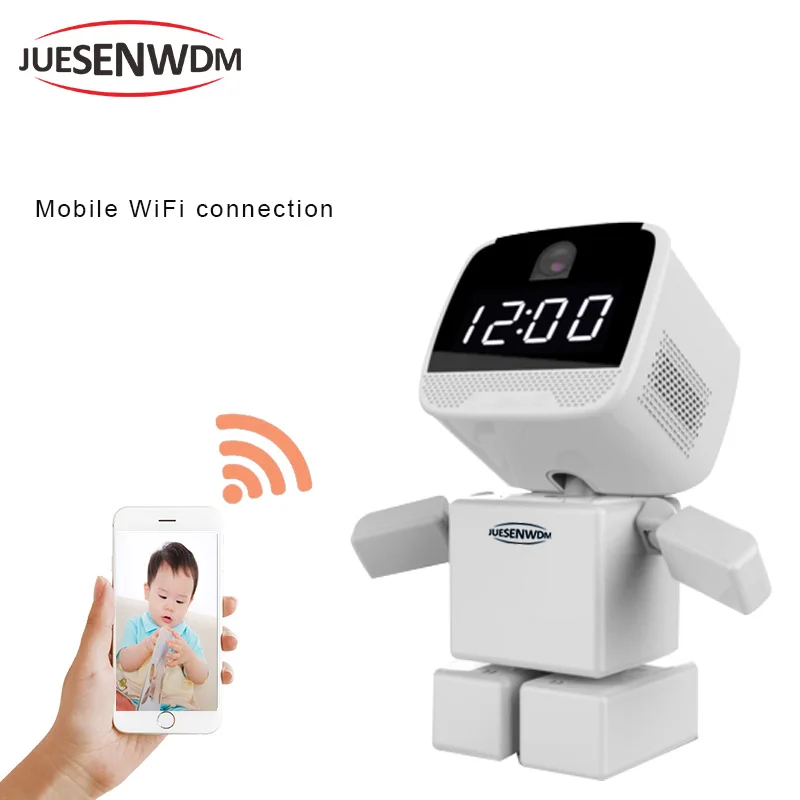 Умный робот камера IP камера Wifi HD Беспроводная поддержка двухстороннее аудио Wi-Fi камера ночного видения 1.3MP IP Сетевая камера 960 P CCTV