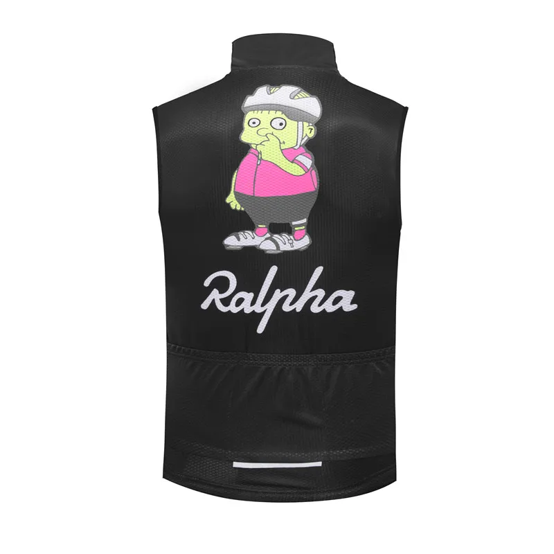 Sleeveless Windproof Ralpha одежда для велоспорта из Джерси MTB велосипедные гонки на дорогах одежда короткий рукав трек термобелье Аэро езда Джерси человек итальянская одежда - Цвет: Sleeveless Windproof