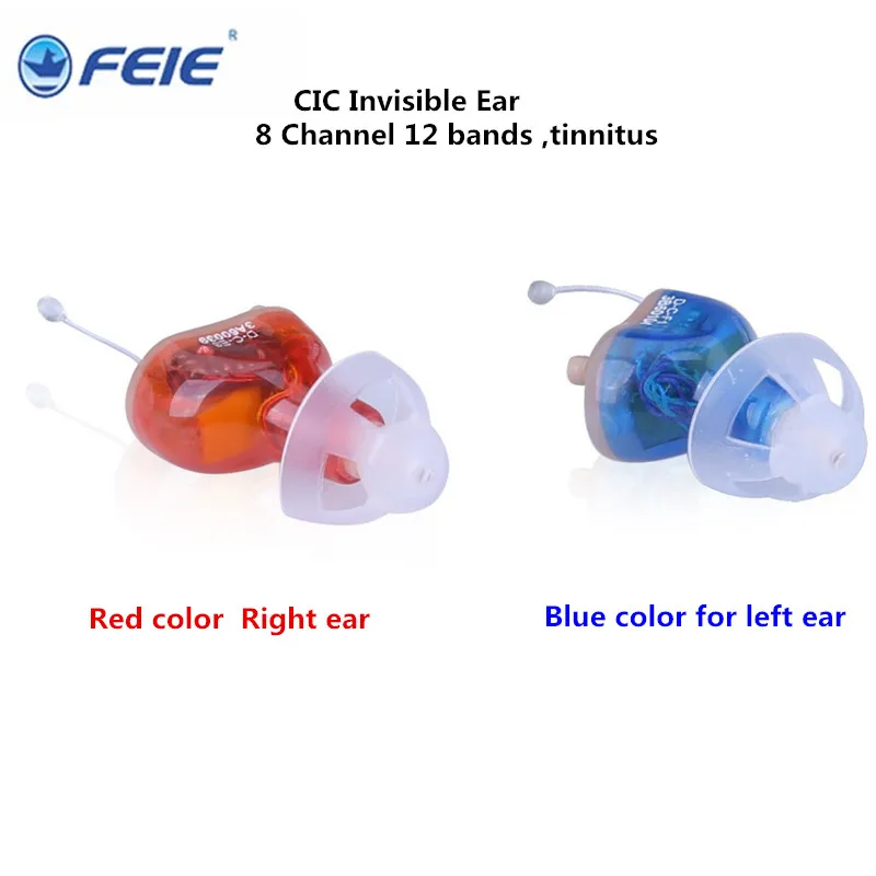 8 Channels CIC Hearing Aid invisible Prevent Tinnitus Masker