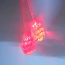 200 шт/партия 30 мм ананас светодиодный волоконно-оптический Хрустальный Светильник бусины конец растут блеск декор f/0,75 мм 1,0 мм 1,5 мм оптоволоконный кабель звезда DIY потолок