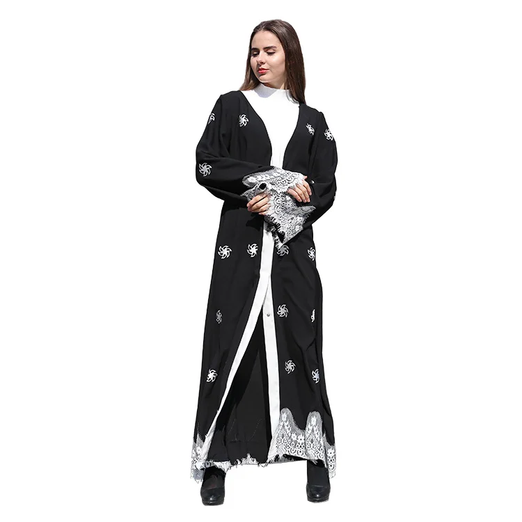 2019 Абаи Дубай кимоно кафтан мусульманское платье турецкая исламская Костюмы Абая для женщин кардиган платье ХИДЖАБ КАФТАН Рамадан Elbise