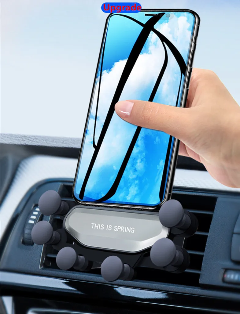 

Upgraded mobile phone brack Universal Car Bracket for Mobile Phone Vehicle Vent Bracket Without Magnetic Gravity Mobile Bracket