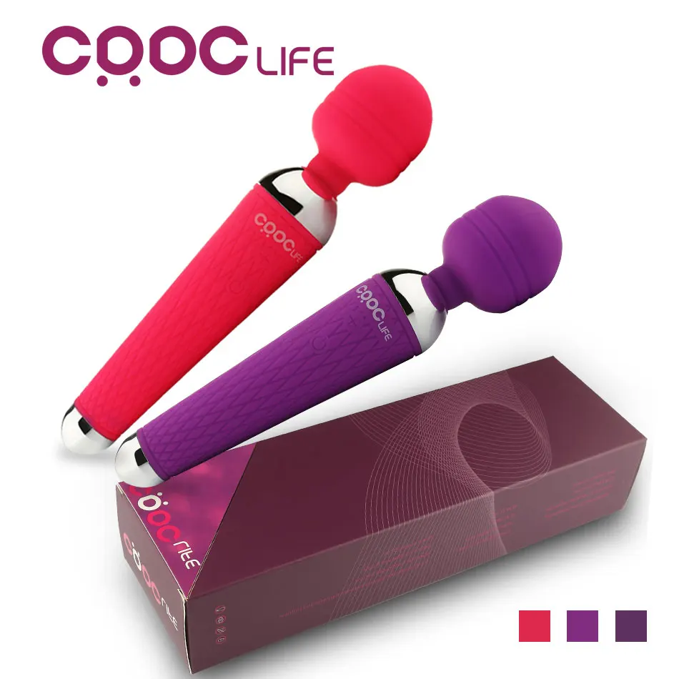 CRDC Powerful Oral Clit Vibrators for Women 15 Speed USB Rechargeable AV Magic Wand Vibrator Massager Adult Sex Toys for Woman