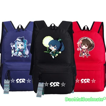 

Anime Twin Star Exorcists Students Backpacks Boy and Girl School Bags Teenagers Cartoon Shoulder Bags Kids Games Travel Backpack