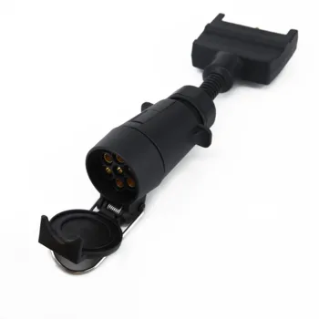 

Socket Trailer Connector Adaptor Round Female to Flat Male Boat Durable