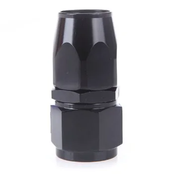 

AN10 Straight Swivel Oil Fuel Hose End Fitting Adapter Aluminum Black