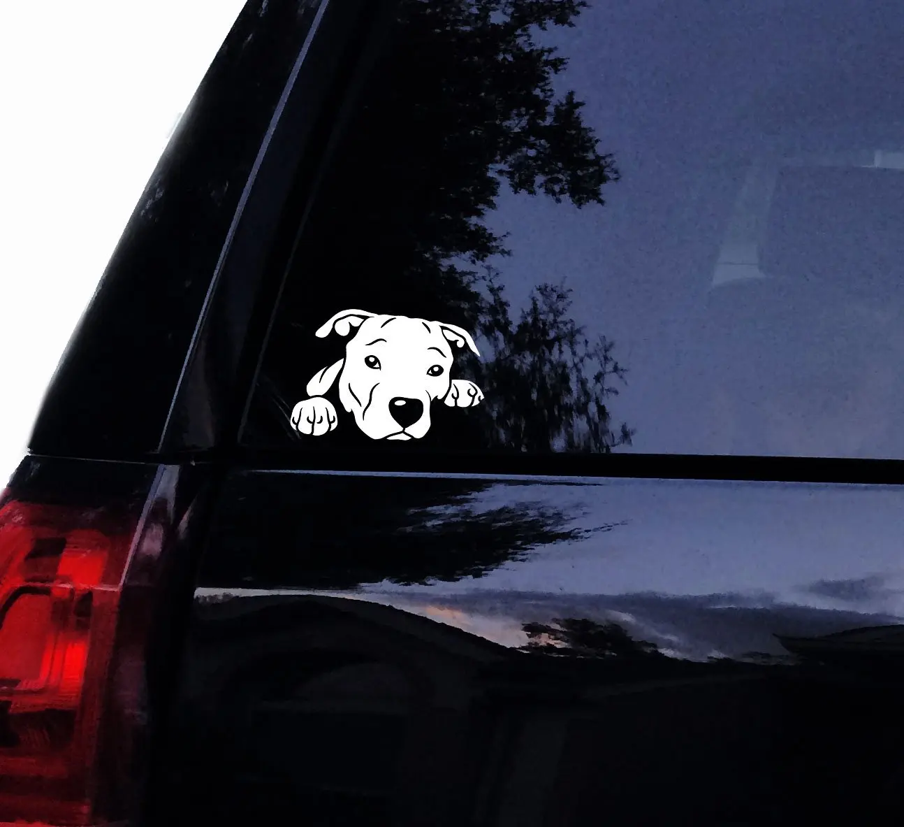 

Tshirt Rocket Pitbull Decal Sticker - Pitty Face - Pit Bull Dog Car Decal, Laptop Decal, Car Window Sticker (7")