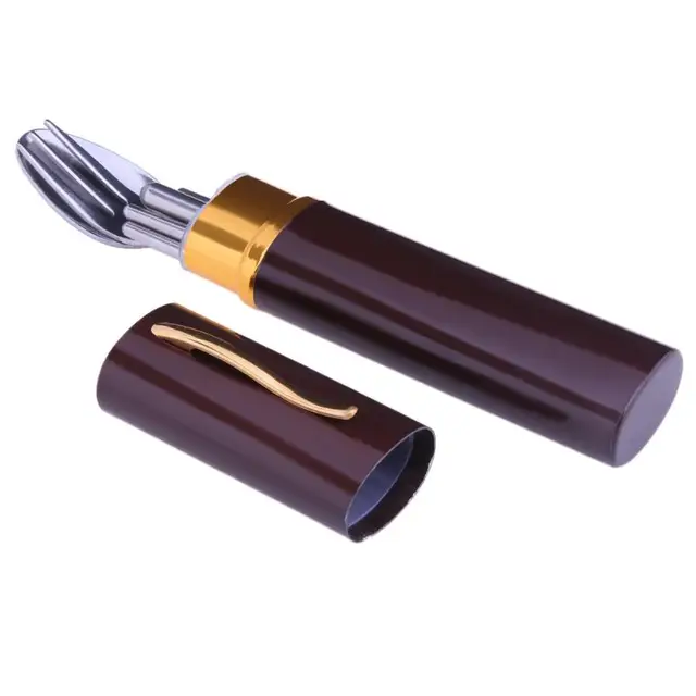 3pcs/Set Portable Tableware Travel Outdoor Camping Picnic Chopsticks Fork Spoon Dinnerware Set Stainless Steel Dinner Set