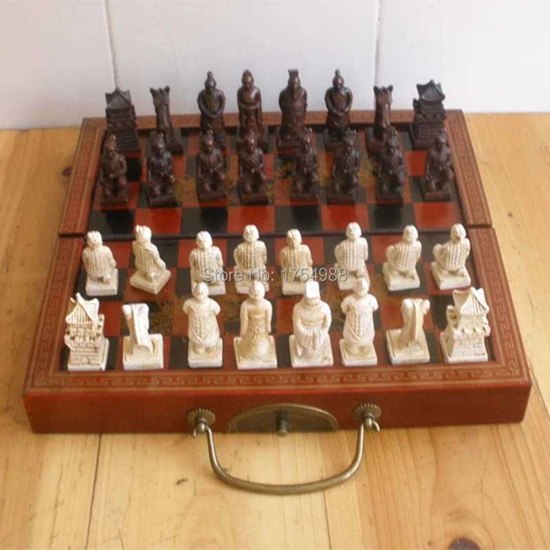 

Chinese Chess Set (Terracotta Warriors) 32 Pieces - Large Size (Chess Only)