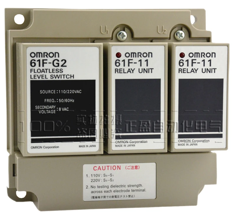 

Free shipping Japan original OMRON genuine Omron water level controller Relay 61F-G2 AC110/220V