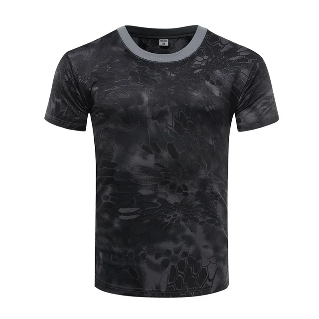 Zogaa Men's Summer Tactical Shirt New O-neck Short Sleeve Cotton T Shirt Men Cas&hellip;