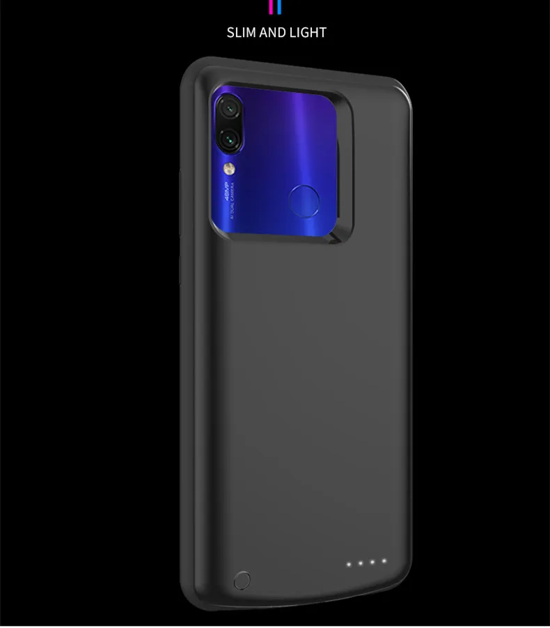 Чехол-аккумулятор 6500 мАч для Xiaomi redmi note7, смарт-чехол для резервного зарядного устройства, чехол-аккумулятор для redmi note7 pro