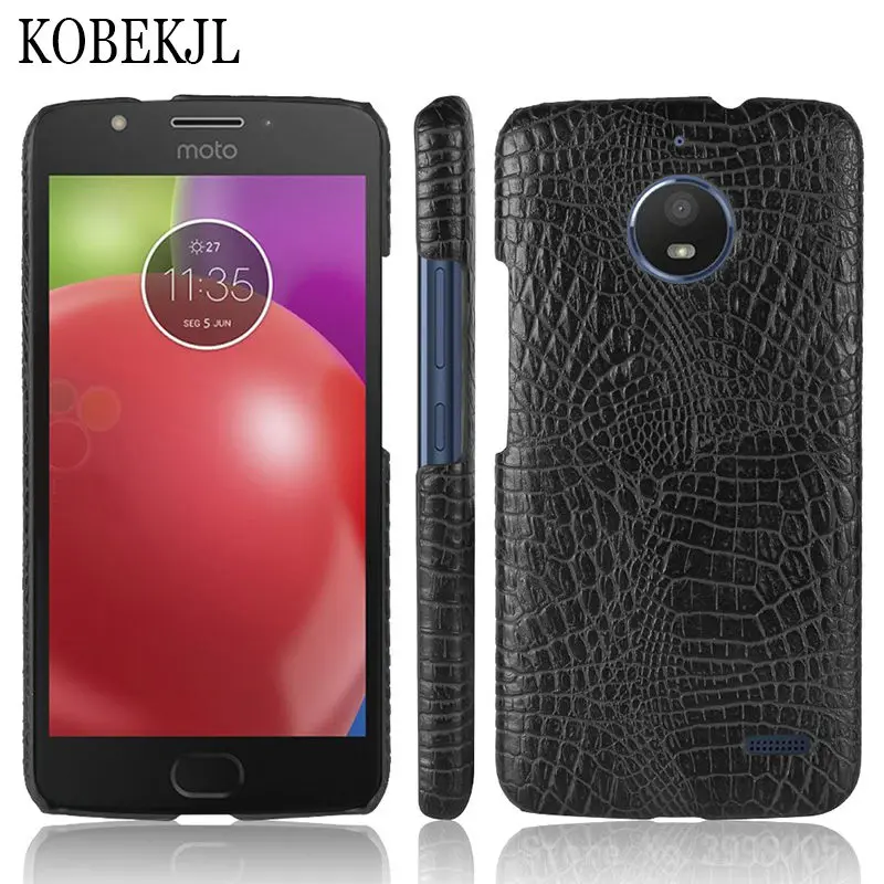 Чехол для Motorola Moto E4 Plus чехол E4Plus твердая задняя крышка из искусственной кожи E 4