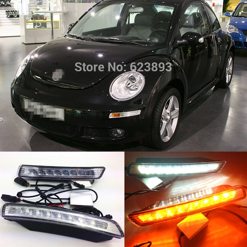 For Vw Volkswagen Beetle 2007 2010 High Power LED DRL daytime running