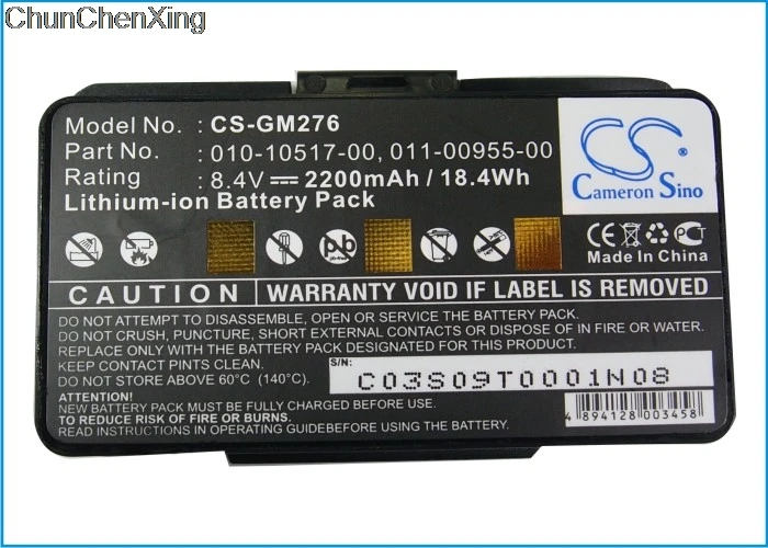 Billige Cameron Sino 2200mAh Batterie 010 10517 00 für Garmin GPSMAP 276, 276c, 296, 376C, GPSMAP 378, GPSMAP 478, GPSMAP 495