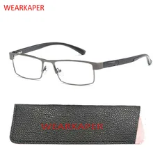 WEARKAPER, высококачественные мужские очки из титанового сплава, не сферические, 12 слойные линзы с покрытием, очки для чтения+ 1,0+ 1,5+ 2,0+ 2,5+ 3
