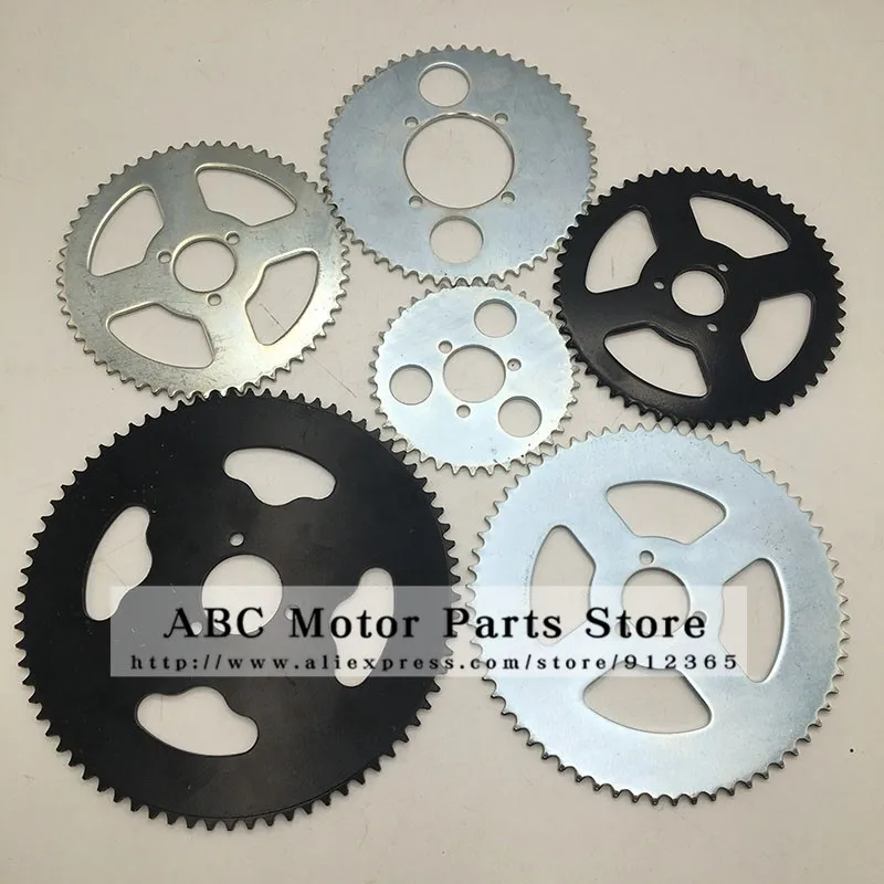 

38 44 54 64 74 Tooth 44T 54T 64T 74T T8F 35MM Rear Sprocket Mini Moto ATV Quad Dirt Pit Pocket Bike Cross 47cc 49cc Parts