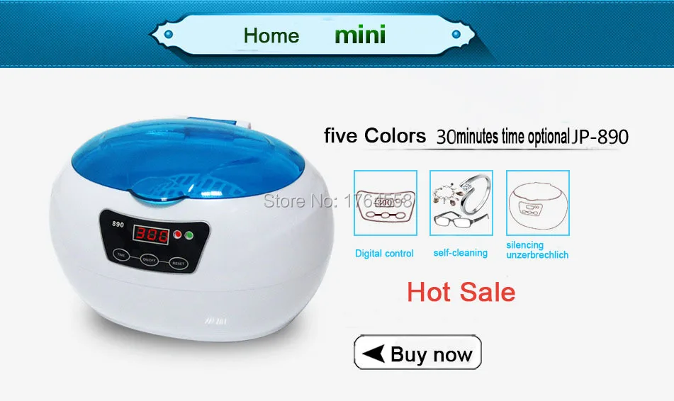 UV Sterilizer Pot Salon Nail Tattoo Clean Metal,Watches,Gem For Tools Equipment ,Ultrasonic autoclave Cleaner For Nail Cleaning-2