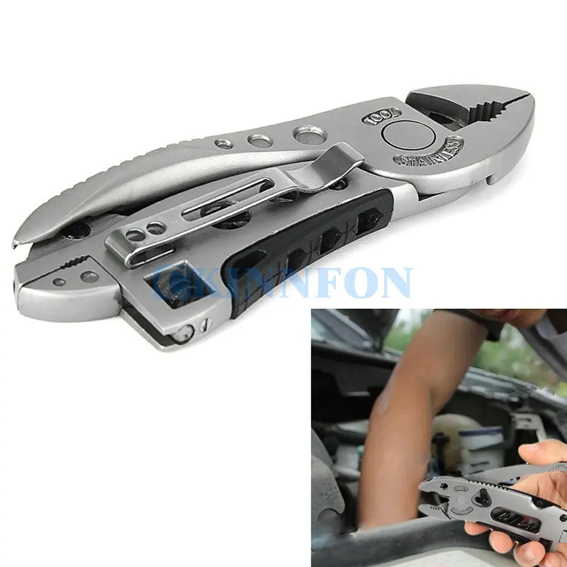 

DHL 100PCS Multi-tool Knife Gear EDC Tool Set Adjustable Wrench Jaw Screwdriver Pliers Tool