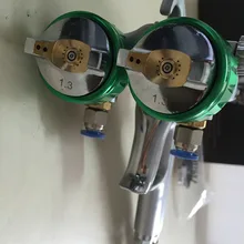 SAT1189 краскопульт пневматическая автомобильная краска с двойным соплом Воздушный Распылитель Аэрограф высокого давления мощный краскопульт пистолет краска