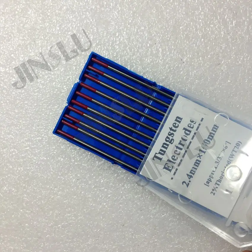 

2% red tip WT20 Thorium Tungsten electrode 2.4*150mm