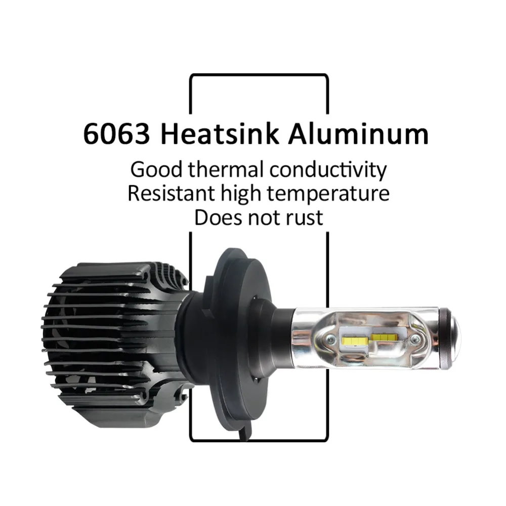 Светодиодная Автомобильная фара Avacom V2 серии H1 H3 12000lm HB3 HB4 H11 H8 HIR2 H27 12V 72W 6500K 24V LED H4 H7