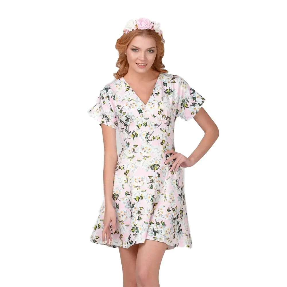 

Matching Outfits Girl Summer Slim Dress A Line Gown Mother Daughter Dress Short 2018 Matching Family Clothing Family
