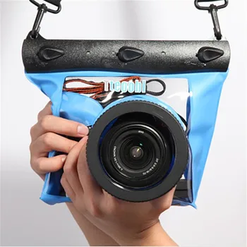 

Underwater 20M Waterproof SLR DSLR Camera Bag High Quality Big Discount for Nikon Canon Diving Pouch Dry Housing Camera Case