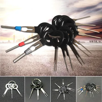 

11 PCS Car Plug Terminal Taking out Tool Terminal Needle Withdrawing Device Wire Harness Needle Withdrawing Tool