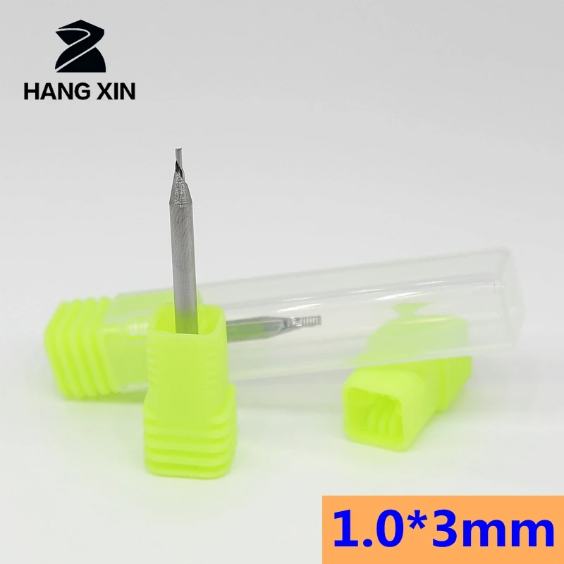 

1.0mm 1.5m 2.0mm 2PCS Left-handed Single flute blade screw milling cutter CNC tool engraving bits Woodworking engraving tools