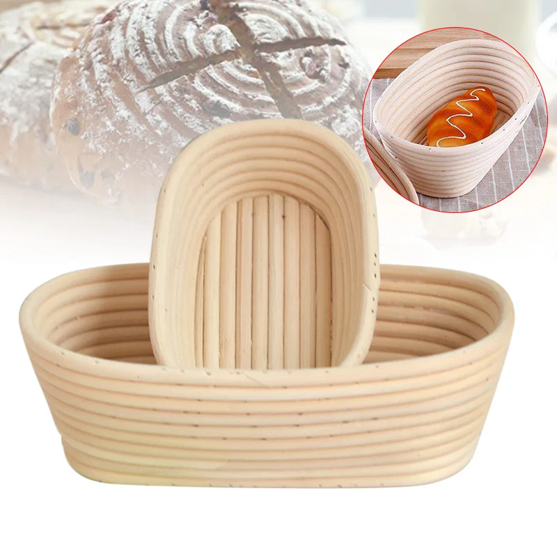 1 pçs natural rattan proofing cesta pão fermentação recipiente de armazenamento wxv venda
