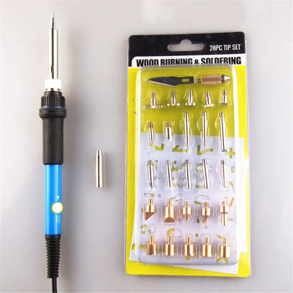 

Solder Iron Digital Adjustable Temperature Welding Iron Control Thermostatic 60W Electric Soldering Iron Suit