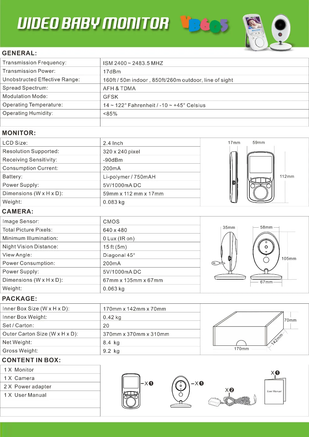 VB605 Spec V2