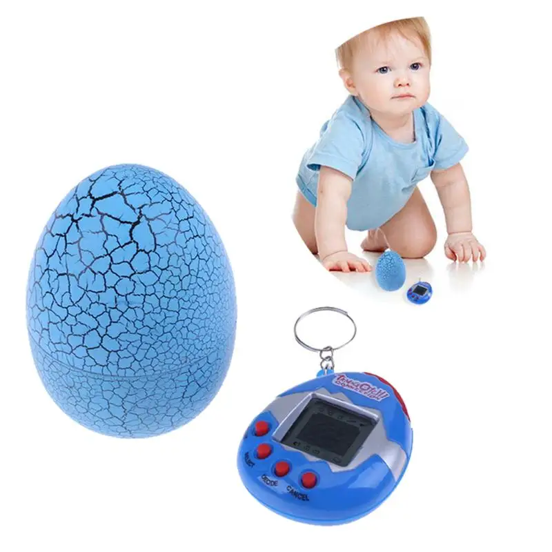 Яйцо динозавра виртуальный кибер-цифровой виртуальные электронные трещины яйцо играл игровой автомат ручной Игры Pet машины игрушки